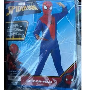 Marvel Spider-Man spiderman Halloween Costume Child Size small 6/7 Brand New